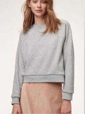 Aritzia Sunday Best Light Gray sweatshirt